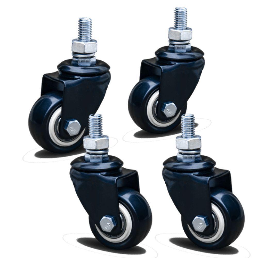 4 Rodizio 2 Pol Espiga Sem Freio Gleb.210,bp.e - 1