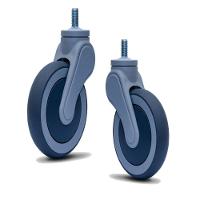 2 Rodizio Hospitalar Avant 5 Pol. Com Espiga Sem Freio - 1