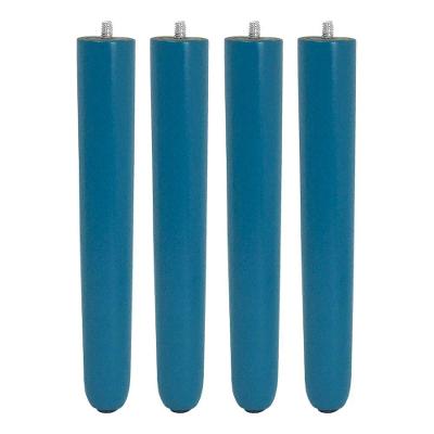 Kit 04 Pés Palito Azul 25 Cm - D'rossi