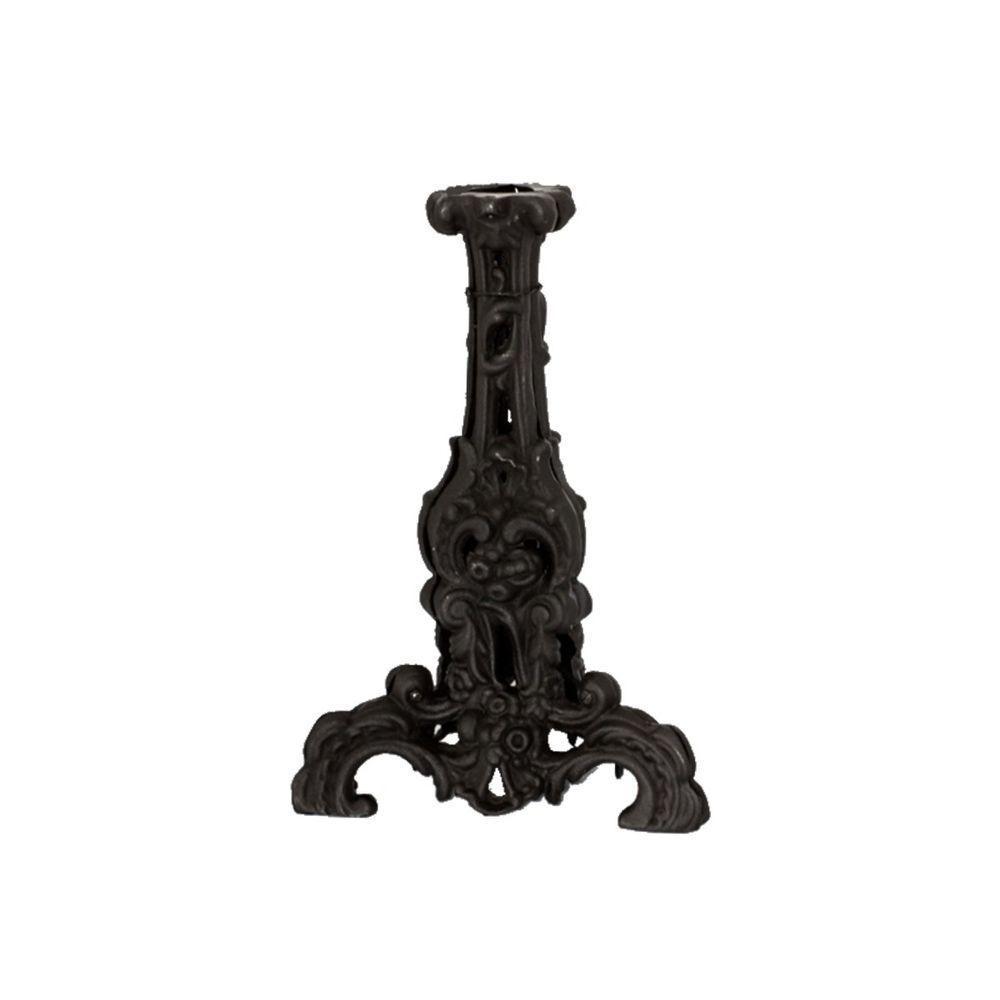 Pé De Mesa Apoio Base Samambaia Em Ferro Fundido 60X42Cm - 1