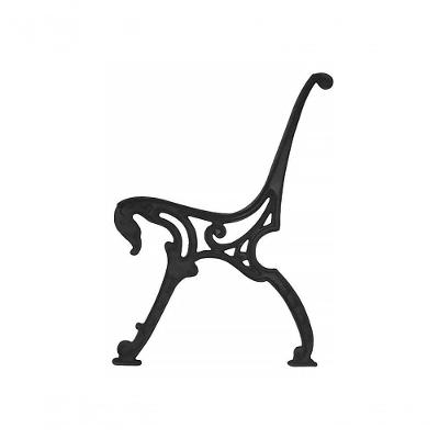 Par De Pé De Banco Tamanduá De Ferro Fundido