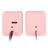 Caixa De Som 2.0 Usb 5V 2X 1W Com Controlador De Volume Rosa - Vs-01R - 2