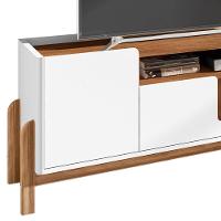 Mesa De Centro 006008 E Rack Para Tv 011080 Branco Cedro Dcasa Branco Cedro