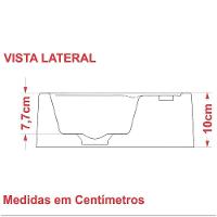 Cuba Pia De Apoio Para Banheiro Quadrada Kuad 32 C08 Branco - 3