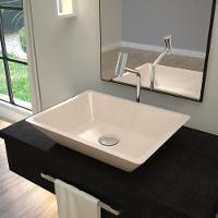 Kit 02 Cubas De Apoio Banheiro Lavabo C01 Rt45 Bege - 5