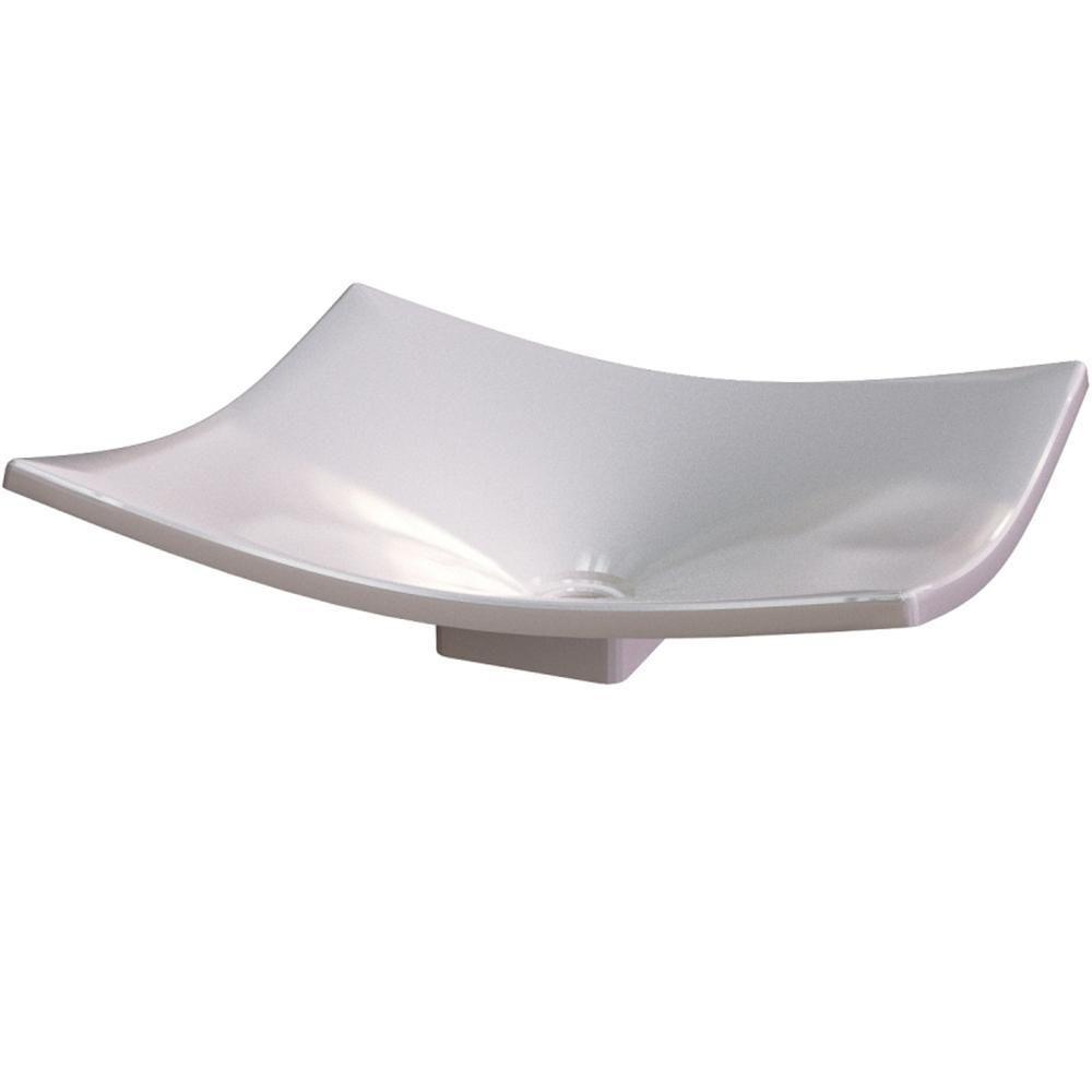 Kit 02 Cubas De Apoio Banheiro Lavabo C01 Folha F44 Bege - 6