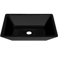 Kit 02 Cubas De Apoio Banheiro Lavabo C01 Rt45 Preto - 2