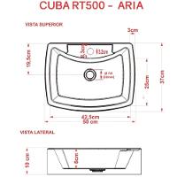 Kit 02 Cubas De Apoio Banheiro Lavabo C01 Rt50 Branco - 5