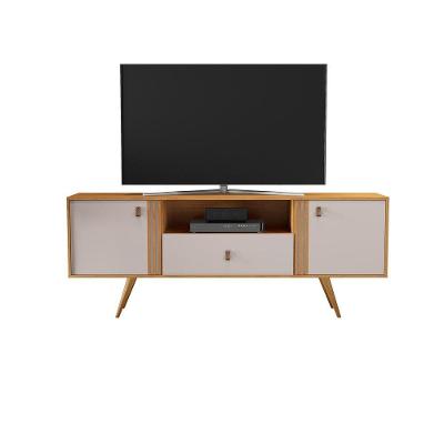 Rack Sublime Candian Para Tvs De Até 70 Polegadas Jcm Movelaria Cinamomo/Off White