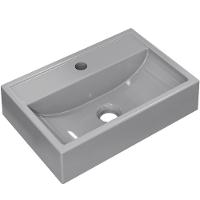 Kit 02 Cubas De Apoio Banheiro Lavabo C01 Q450 Cinza - 11
