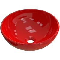 Cuba De Apoio Redonda C01 Para Banheiro R30W Vermelho - 1