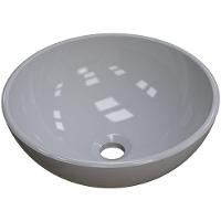 Cuba De Apoio Redonda C01 Para Banheiro R35W Cinza - 1
