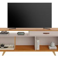 Rack Para Tv Até 65 Polegadas Impar Jcm Movelaria Cinamomo/Off White - 3
