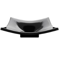 Kit 02 Cubas De Apoio Banheiro Lavabo C01 Folha F44 Preto - 2