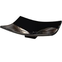 Kit 02 Cubas De Apoio Banheiro Lavabo C01 Folha F44 Preto - 6