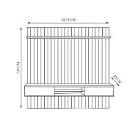 Painel Suspenso Ripado 1.8 Voi Mdp/mdf Cinamomo Mel G26 - Gran Belo
