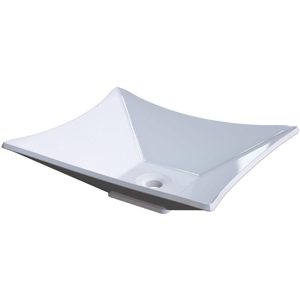 Cuba De Apoio Retangular C01 Para Banheiro Lux L38 Branco - 1