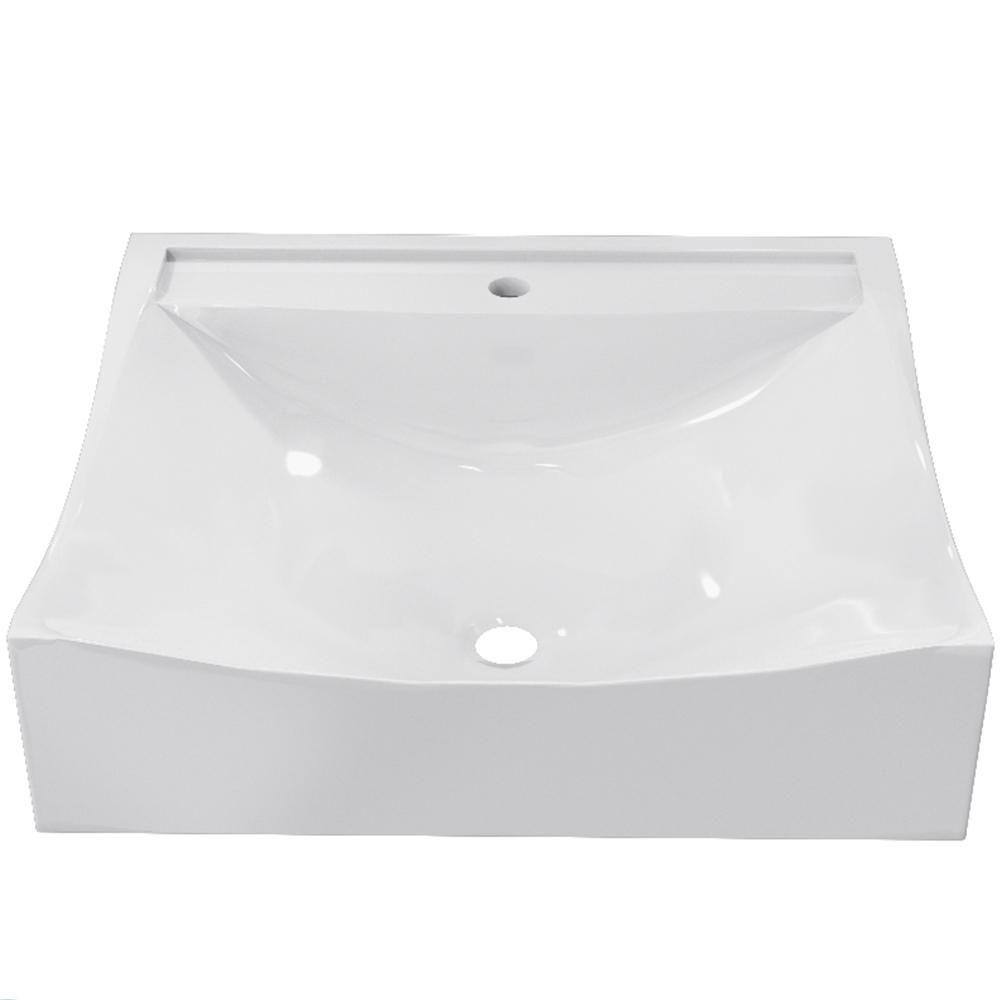 Kit 02 Cubas De Apoio Banheiro Lavabo C01 Q440 Branco - 2