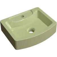 Cuba De Apoio Retangular C01 Banheiro Rt41 Aria Verde Acqua - 1