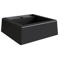 Cuba De Apoio Para Banheiro Em Marmore Sintetico 94101 Preto Pp Preto - 1