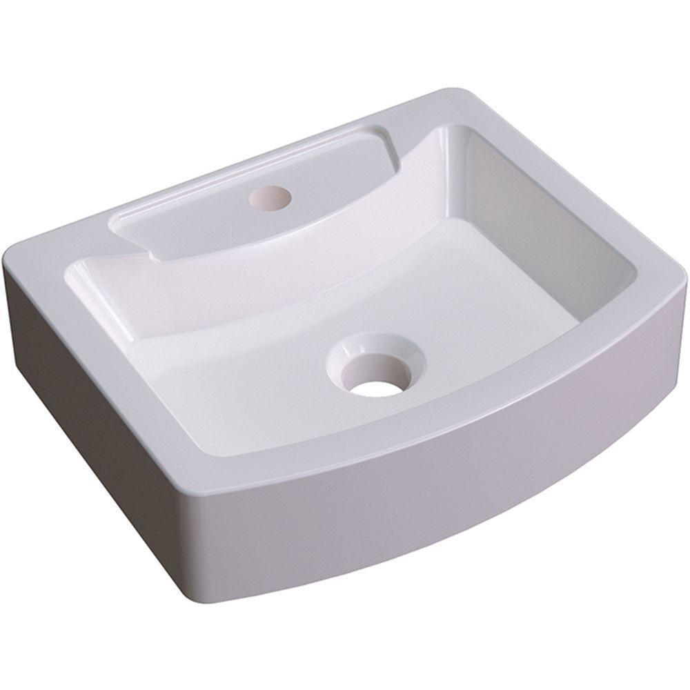 Cuba De Apoio Retangular C01 Para Banheiro Rt41 Aria Bege - 1