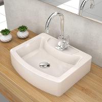 Cuba De Apoio Retangular C01 Para Banheiro Rt41 Aria Bege - 3