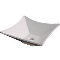 Cuba De Apoio Quadrada Lux Para Banheiro Lavabo C01 L30 Bege - 1