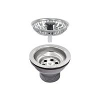 Válvula Americana Para Pias, Cubas 3 1/2 em Aço Inox - 2