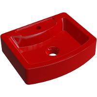 Cuba De Apoio Retangular C01 Banheiro Rt41 Aria Vermelho - 1
