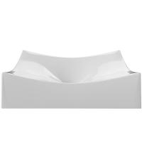 Cuba De Apoio Retangular Banheiro Lavabo C01 Ml44W Branco - 2