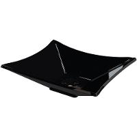 Cuba De Apoio Retangular C01 Banheiro Lux L38 Preto Brilho - 1