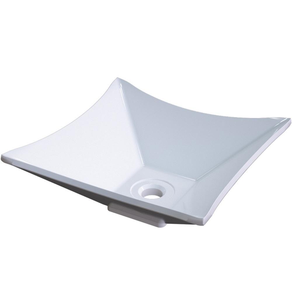 Kit 02 Cubas De Apoio Lux Banheiro Lavabo C01 L30 Branco - 6