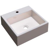 Cuba De Apoio Para Banheiro Quadrada Q355 35X35Cm C01 Bege - 1