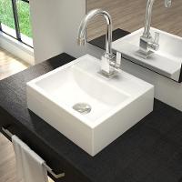 Kit 02 Cubas De Apoio C01 Banheiro Lavabo Q32W Branco - 5