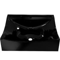 Kit 02 Cubas De Apoio Banheiro Lavabo C01 Q440 Preto - 2