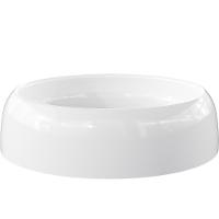 Cuba De Apoio Oval Para Banheiro Lavabo C01 Capri O39 Branco - 2