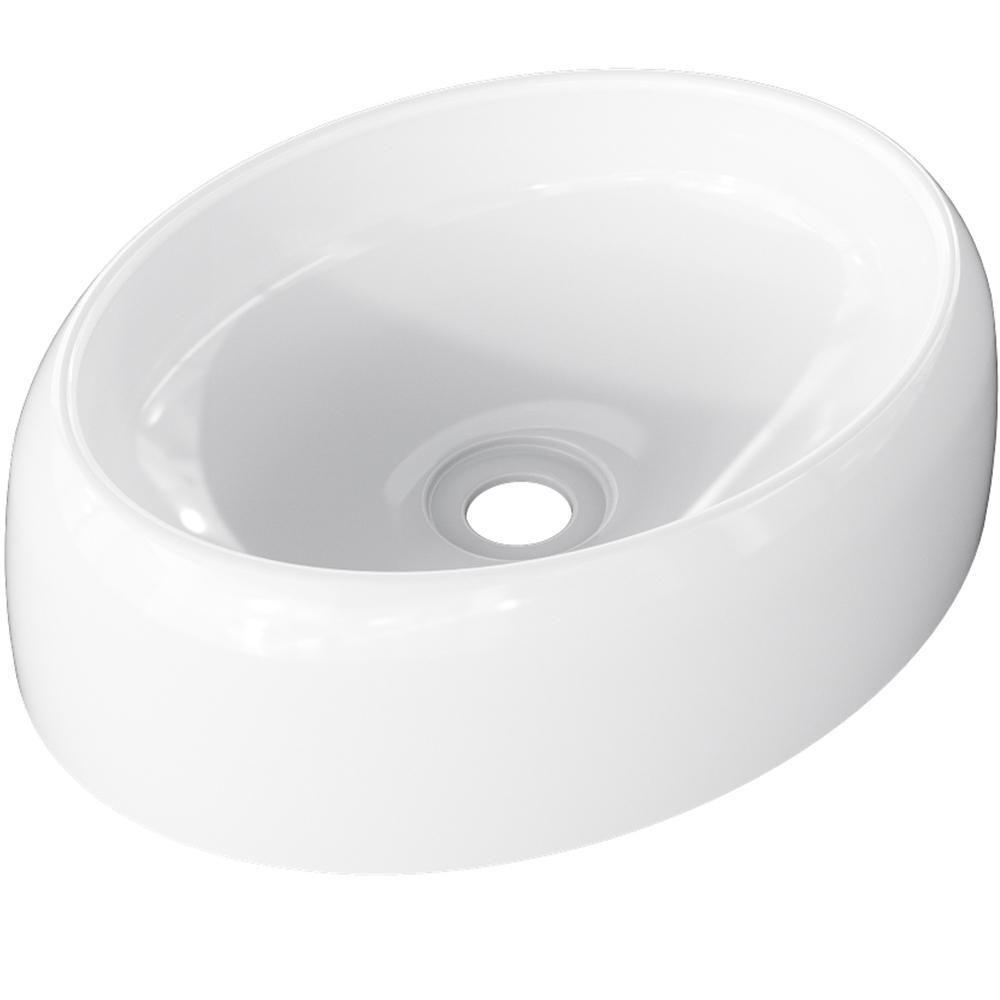 Kit 02 Cubas De Apoio Banheiro Lavabo C01 O39 Branco - 6