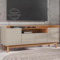 Rack 4 Portas Para Tv 60 Polegadas 011071 Off White Cedro Dcasa Off White Cedro - 2