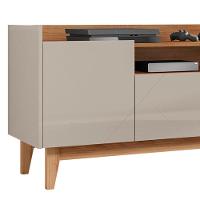 Rack 4 Portas Para Tv 60 Polegadas 011071 Off White Cedro Dcasa Off White Cedro - 8