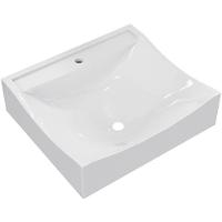 Cuba De Apoio Quadrada Para Banheiro Lavabo C01 Q440 Branco - 1
