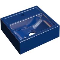 Cuba De Apoio Quadrada C01 Para Banheiro Q32W Azul Escuro - 1