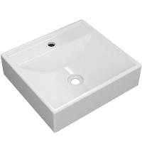 Cuba De Apoio Quadrada Para Banheiro Lavabo C01 Q39W Branco - 1