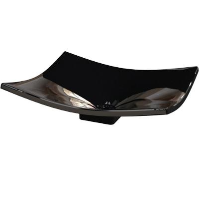 Cuba De Apoio Para Banheiro Lavabo C01 Folha F44 Preto