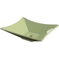 Cuba De Apoio Retangular Para Banheiro Lux L38 Verde Acqua - 1