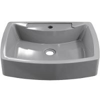 Kit 02 Cubas De Apoio Banheiro Lavabo C01 Rt50 Cinza - 2