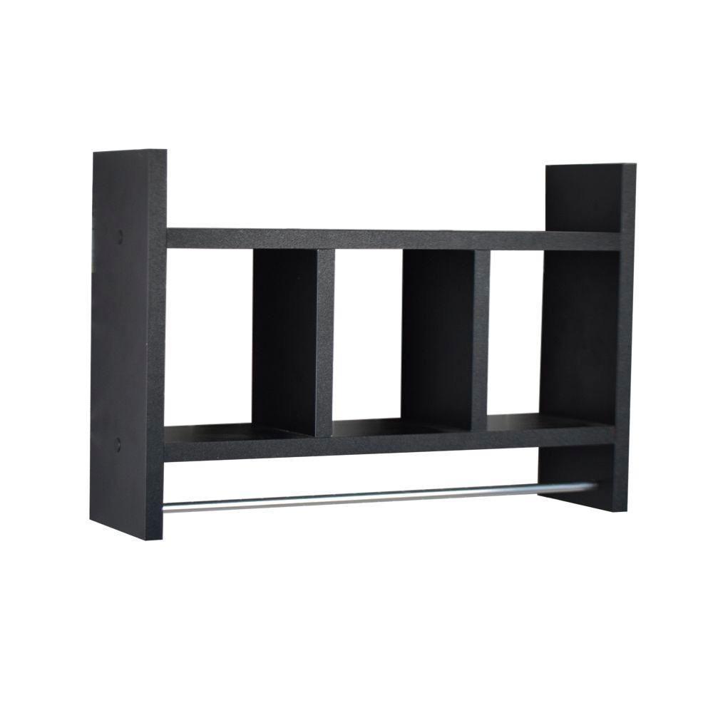 Nicho Toalheiro Preto 45 X 30cm Para Banheiro - 3