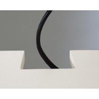 Rack Para Tv Suspenso Bancada Com Nicho E Gaveta Off White Laca - 6