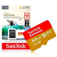 Cartão de Memória SanDisk Extreme microSDXC 64Gb 170-80MB - 1
