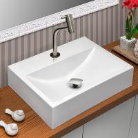 Cuba Apoio Inspira Com Torneira Inox Curta Válvula Branco - 5