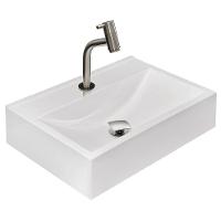 Cuba Apoio Inspira Com Torneira Inox Curta Válvula Branco - 8